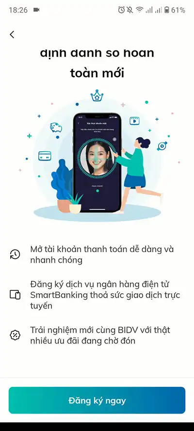 bidv có cho mở tài khoản online không