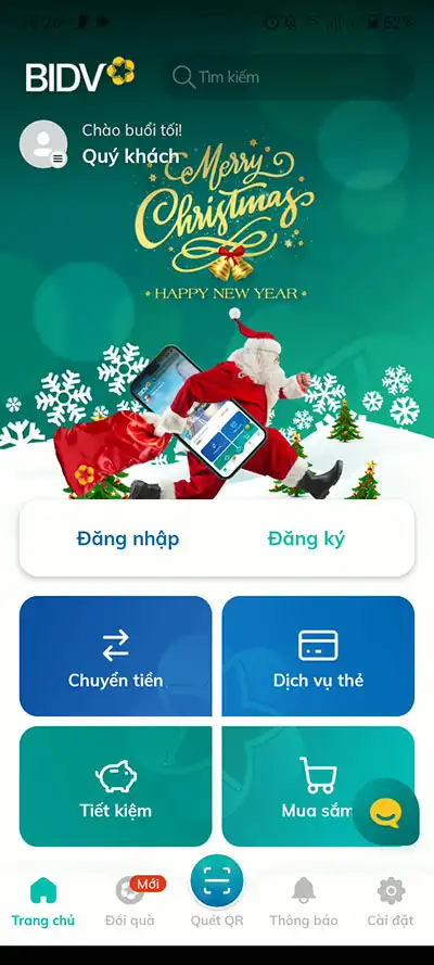 mở tài khoản atm bidv online